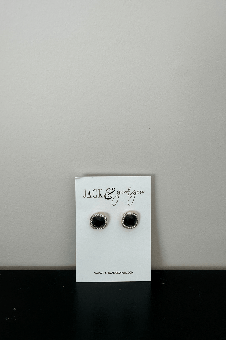 Jewel Stud Earrings