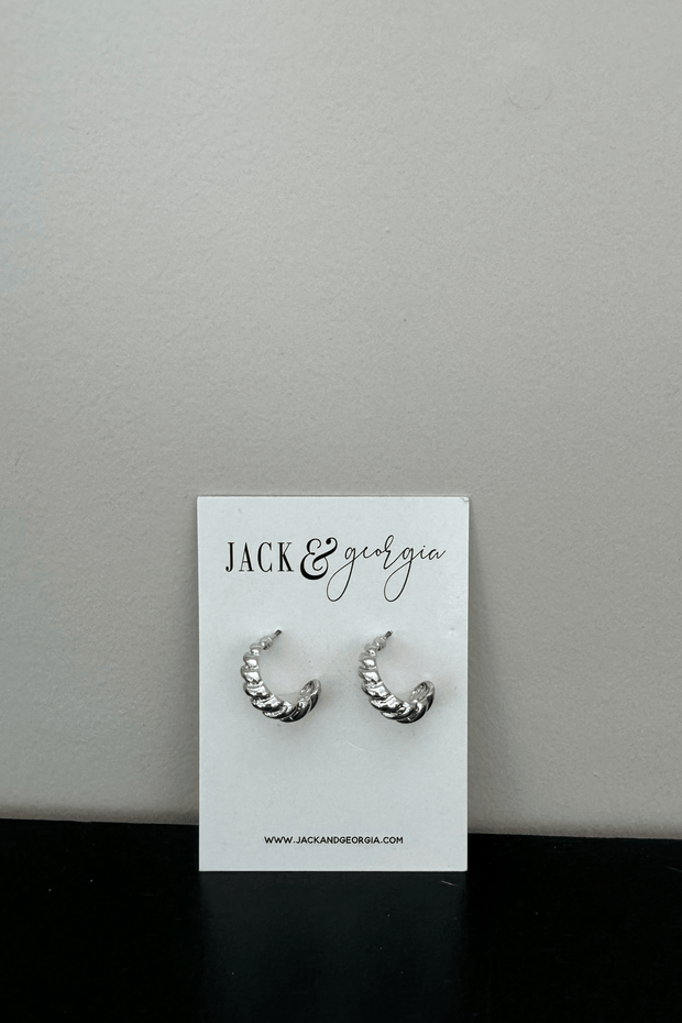 Silver Hoops