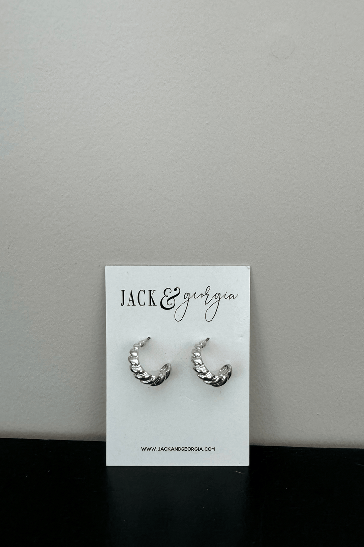 Silver Hoops